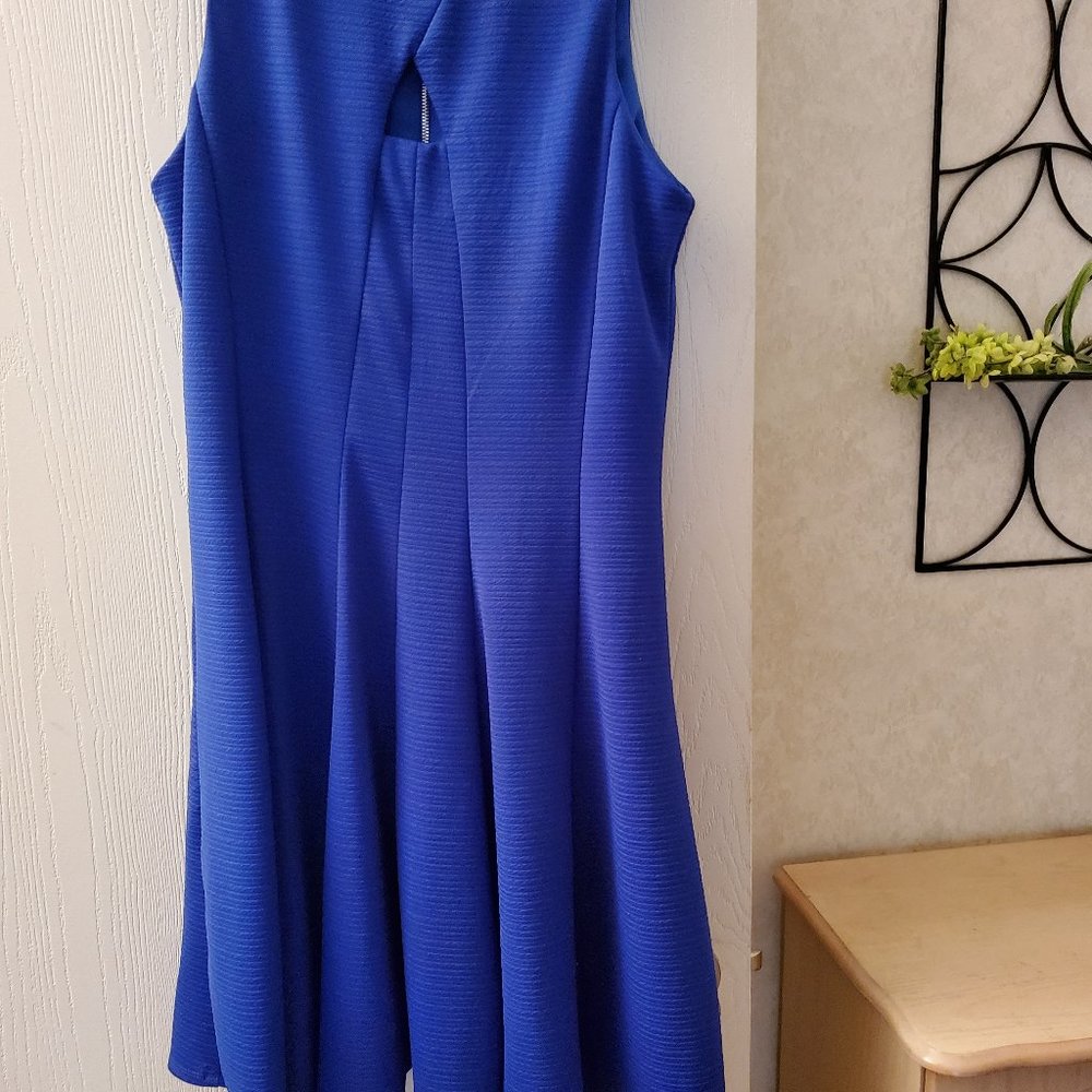 Royal blue dress